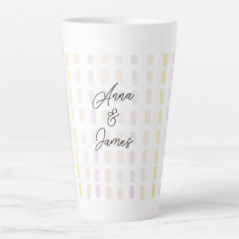 Geometrische Wasserfarbe für städtische Büros Mit  Milchtasse