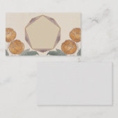 Geometrische Wasserfarbenkarte Visitenkarte (Vorne/Hinten)