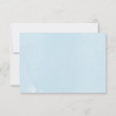 Geometrische Wasserfarbenkollektionskarte Einladung (Rückseite)