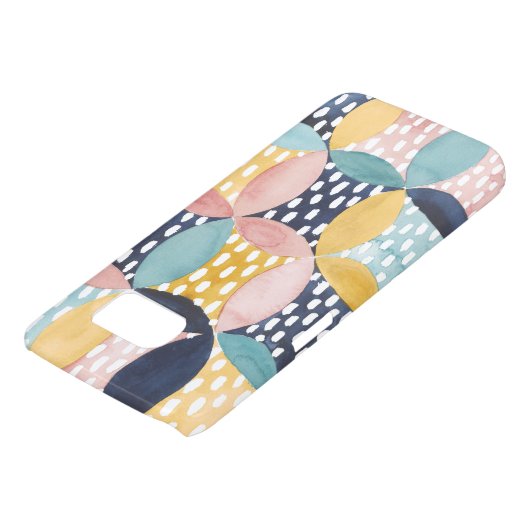 Geometrische Wasserfarbkreise Case-Mate Samsung Galaxy Hülle (unten)