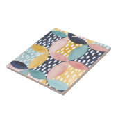 Geometrische Wasserfarbkreise Fliese (Seite)