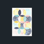 Geometrische Wasserfarbkreise Leinwanddruck<br><div class="desc">Wasserfarbengeometrische Zirkel Künstler: Grace Popp</div>