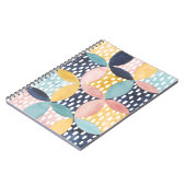 Geometrische Wasserfarbkreise Notizblock (Linke Seite)