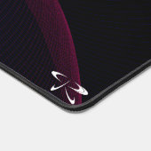 Geometrische Wave Abstraktion Maus Pad Mat Schreibtischunterlage (Ecke)