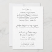 Geometrische Waves - Begehung des Programms "Leben Einladung (Rückseite)