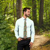 Geometrische Weihnachtsstern-Design-Krawatte Krawatte