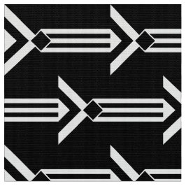 Geometrische weiße Streifen und Sparren auf Stoff