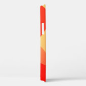 Geometrische Wellenform mit abstrakter glurrer Abs Case-Mate iPhone Hülle (Rückseite / Rechts)