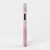 Geometrische Wellenpastellrosa Rosa mit Namen Case-Mate iPhone Hülle (Hinten/Rechts)