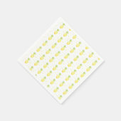 Geometrische Wiederholung der Wasserfarbe tropisch Serviette (Ecke)