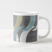 Geometrische Wiederholung I Jumbo-Tasse (Rechts)