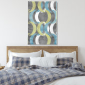 Geometrische Wiederholung I Leinwanddruck (Insitu (Schlafzimmer))