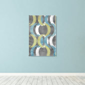 Geometrische Wiederholung I Leinwanddruck (Insitu (Holzboden))