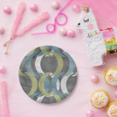 Geometrische Wiederholung I Pappteller (Party)