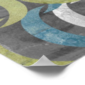 Geometrische Wiederholung I Poster (Ecke)