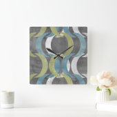 Geometrische Wiederholung I Quadratische Wanduhr (Zuhause)