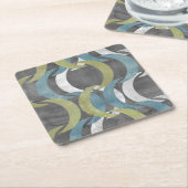 Geometrische Wiederholung I Rechteckiger Pappuntersetzer (angewinkelt)