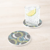 Geometrische Wiederholung I Sandstein Untersetzer (Seite)