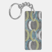 Geometrische Wiederholung I Schlüsselanhänger (Vorderseite links)