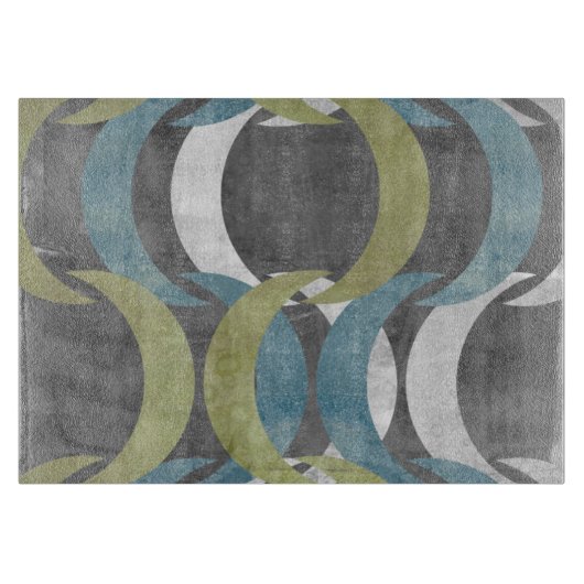 Geometrische Wiederholung I Schneidebrett (Vorderseite)