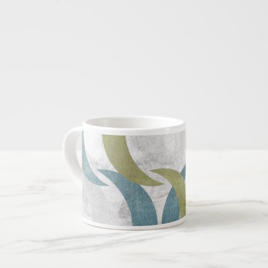 Geometrische Wiederholung III Espressotasse (Vorderseite Links)