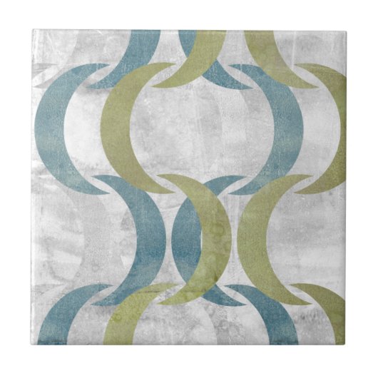 Geometrische Wiederholung III Fliese (Vorderseite)