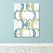 Geometrische Wiederholung III Leinwanddruck (Insitu (Holzboden))