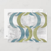 Geometrische Wiederholung III Postkarte (Vorne/Hinten)