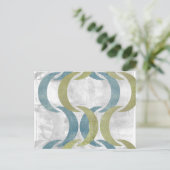 Geometrische Wiederholung III Postkarte (Stehend Vorderseite)