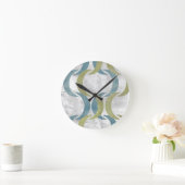 Geometrische Wiederholung III Runde Wanduhr (Zuhause)