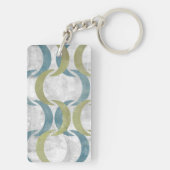 Geometrische Wiederholung III Schlüsselanhänger (Rückseite)