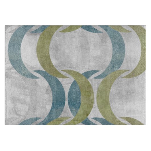 Geometrische Wiederholung III Schneidebrett (Vorderseite)