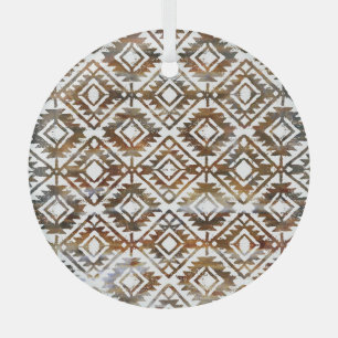 Geometrische Wiederholung, texturierter Hintergrun Ornament Aus Glas