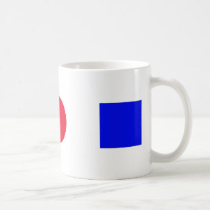 Geometrische Zahlen Kaffeetasse