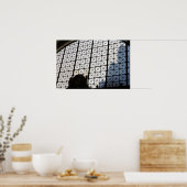 Geometrische Zeit Poster (Küche)