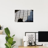 Geometrische Zeit Poster (Heimbüro)