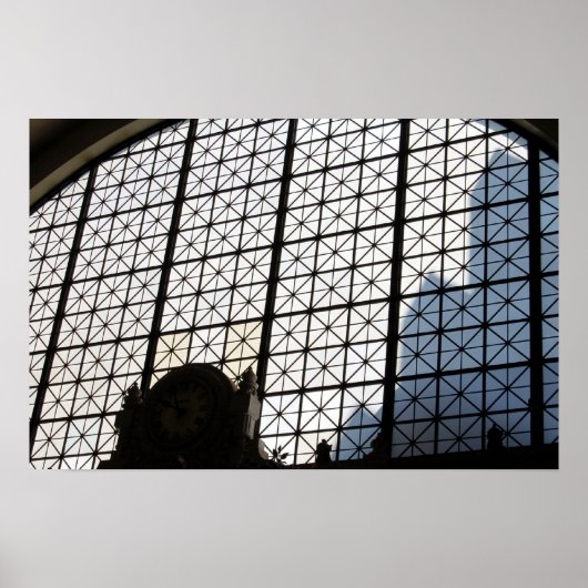 Geometrische Zeit Poster (Vorne)