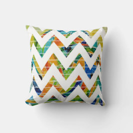 Geometrische Zickzackumkehrbarkeit zu Blütenbildun Kissen