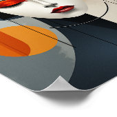 Geometrische Zuverlässigkeit: Abstrakter Deko (Ecke)