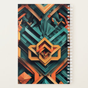 Geometrischer 3D-Papierplaner Planer