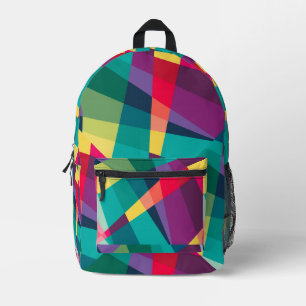 geometrischer abstrakter Bauhaus-Hintergrund Bedruckter Rucksack