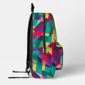 geometrischer abstrakter Bauhaus-Hintergrund Bedruckter Rucksack (Links)