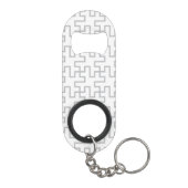 Geometrischer abstrakter Boden-Entwurf Schlüsselanhänger Flaschenöffner (Rückseite)