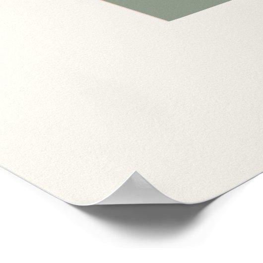 Geometrischer Abstrakter Elegant Moderner Minimale Poster (Ecke)