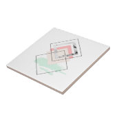 Geometrischer abstrakter Entwurf Fliese (Seite)