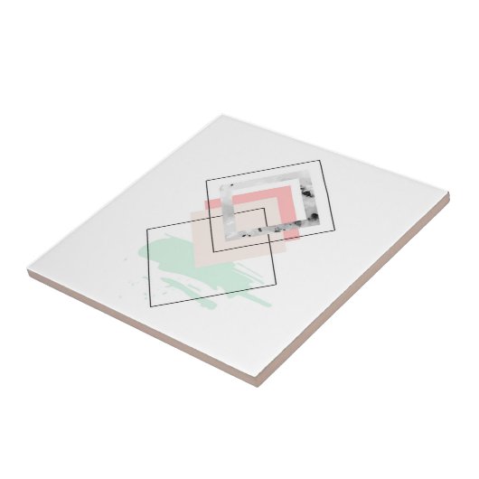 Geometrischer abstrakter Entwurf Fliese (Seite)