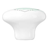 Geometrischer abstrakter Entwurf Keramikknauf (Seitenansicht)