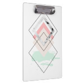 Geometrischer abstrakter Entwurf Klemmbrett (Rechts)