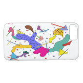 Geometrischer Abstrakter Expressionismus Kubismus Case-Mate iPhone Hülle (Rückseite (Horizontal))