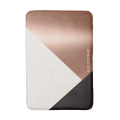 Geometrischer abstrakter Farbblock Badematte (Vorderseite Vertikal)